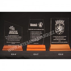 GALVANOS EN ACRILICO BASE...