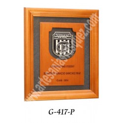 GALVANO DE MADERA Y ACRILICO