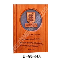 GALVANO DE MADERA CON ACRILICO