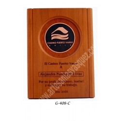 GALVANO MADERA COBRE CIRCULAR