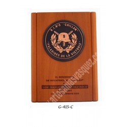 GALVANO MADERA COBRE