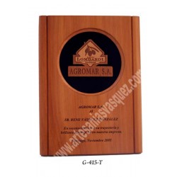 GALVANO DE MADERA F TERCIOPELO