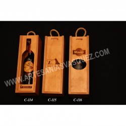 CAJAS PARA 1 BOTELLA TAPA...