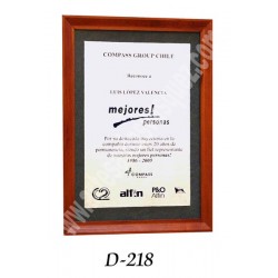 DIPLOMA METALEX MC. MADERA