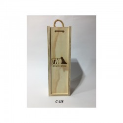 CAJA PARA 1 BOTELLA RUSTICO...