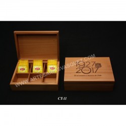 CAJA DE TE 6 DIVISIONES